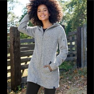 LLBean Sweater Fleece Coat XS
